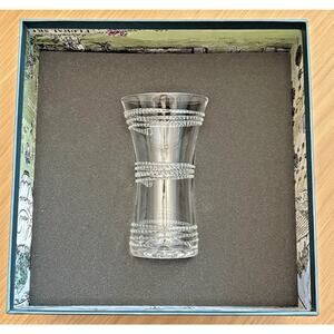 Juliska Ella Corset Vase Glass 6” vessel NEW